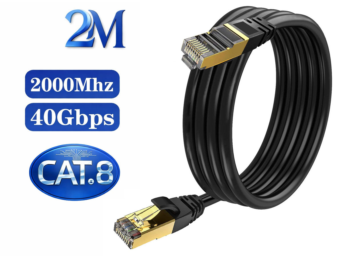 LAN Cable CAT8 Ethernet Cable 2m