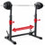 Adjustable Barbell Squat Rack with Height Width Adjustment