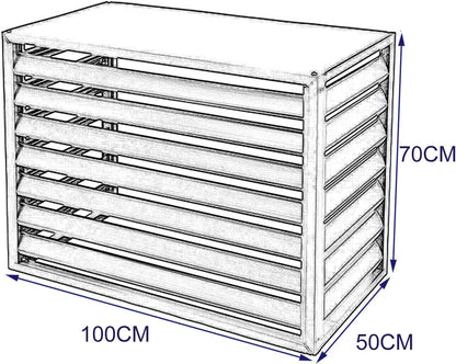 1000mm Outdoor Aluminium Air Conditioner Cover 100CM