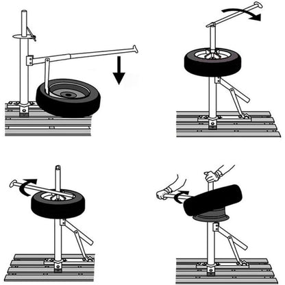 Tyre Changer Portable Machine with Bead Breaker