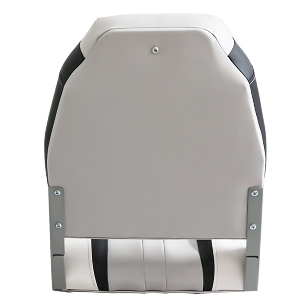 Boat Seats – 2PCS Folding Marine Helm Captain Chairs with Swivel Bases