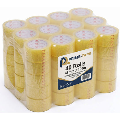 Packing Tape Box of 40 rolls - 48mm x 100m
