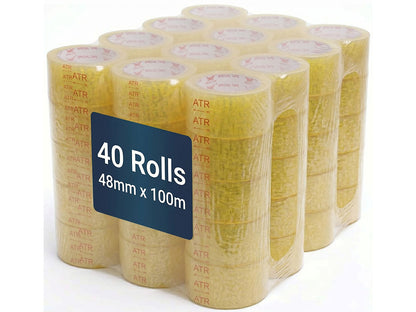 Packing Tape Box of 40 rolls - 48mm x 100m