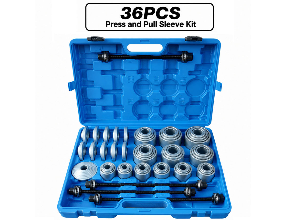 36Pcs Press and Pull Sleeve Bush Removal and Installation Tool Kit