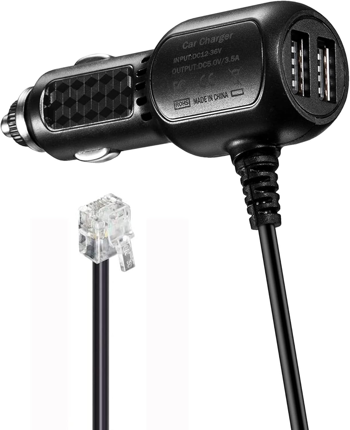 3.5M RJ11 Power Cable Cord for Uniden Escort Beltronics Valentine V1 Radar