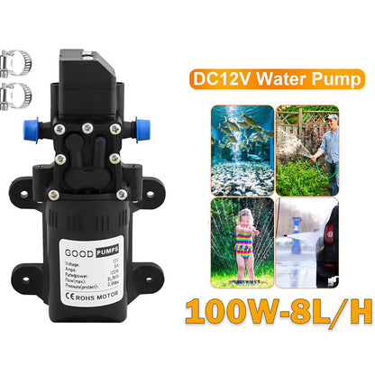 12V Water Pump 123 PSI High Pressure Caravan