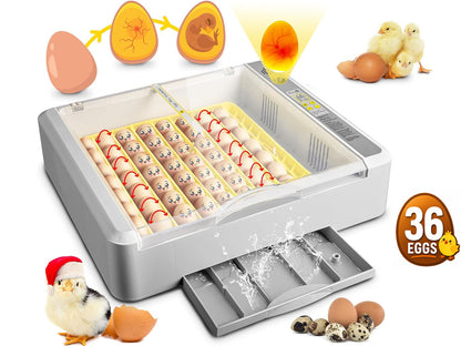 Egg Incubator Hatcher 36-120 Egg