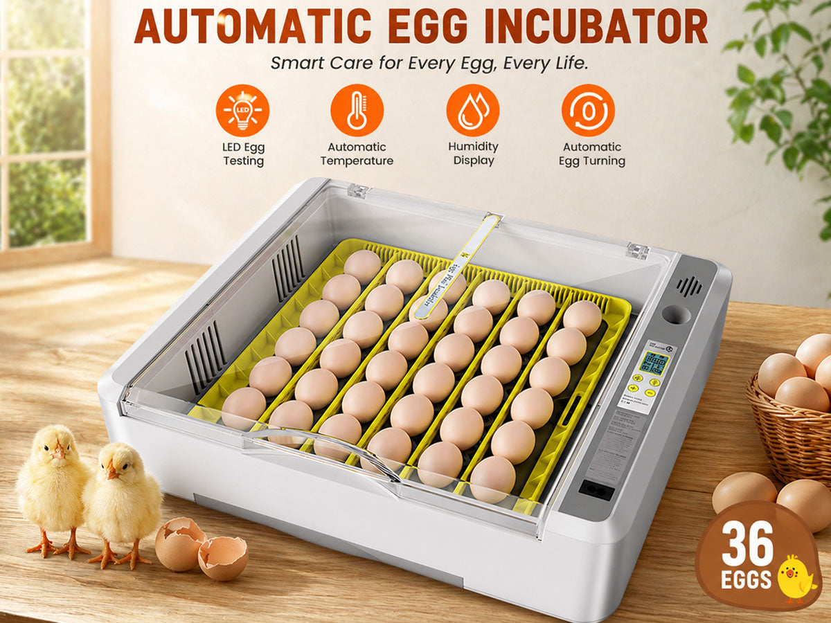 Egg Incubator Hatcher 36-120 Egg