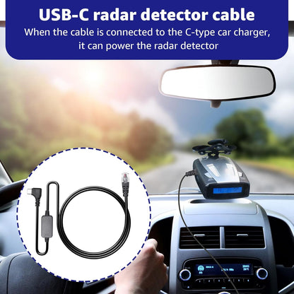 USB-C Radar Power Cable for Escort