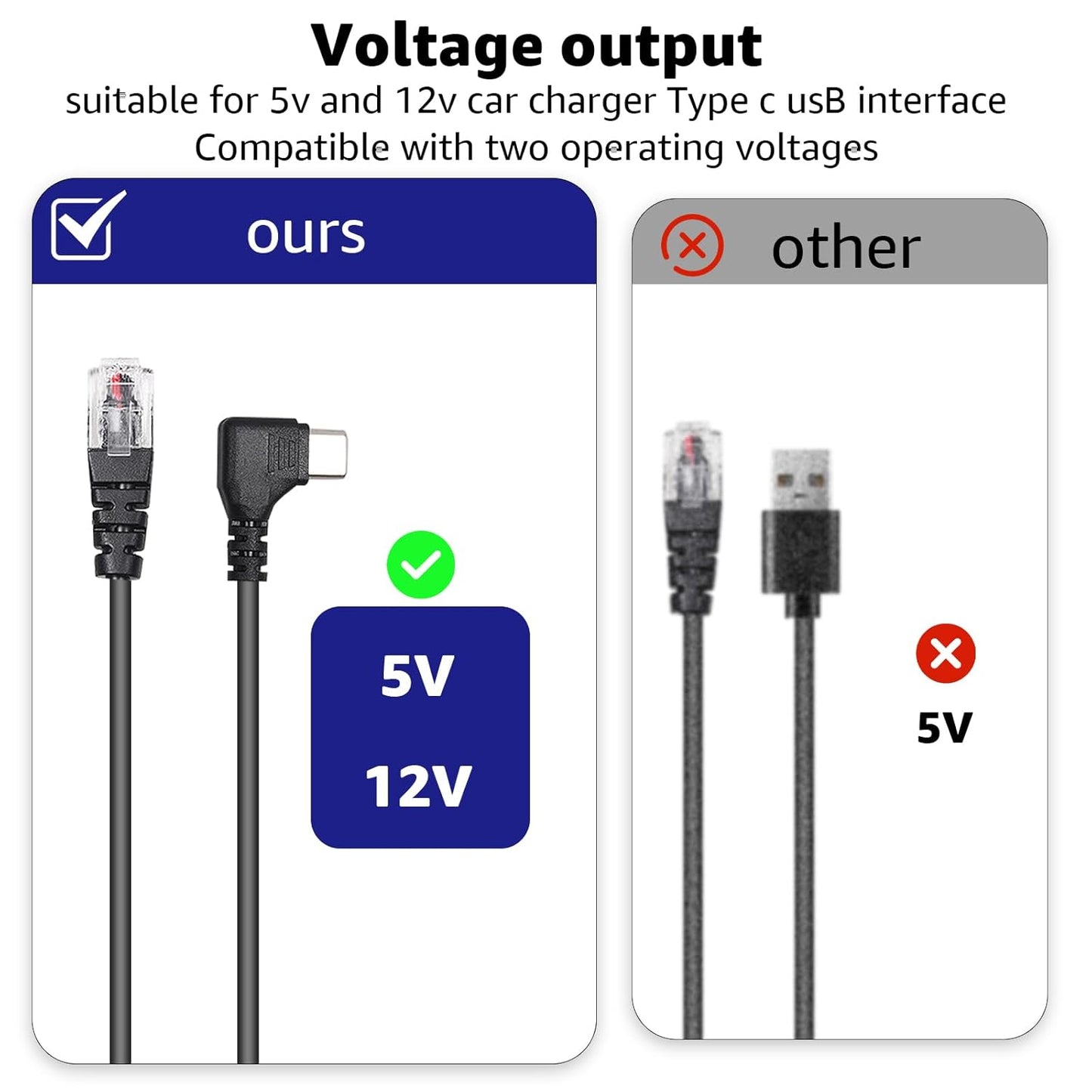 USB-C Radar Power Cable for Escort