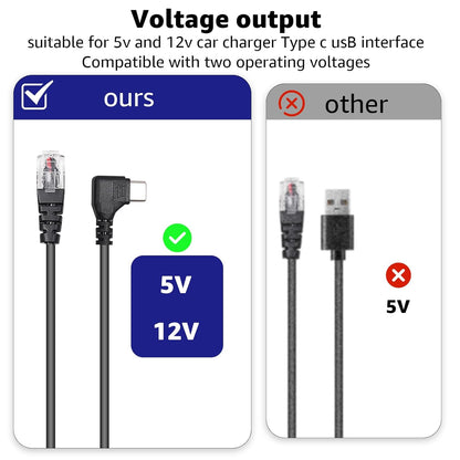 USB-C Radar Power Cable for Escort