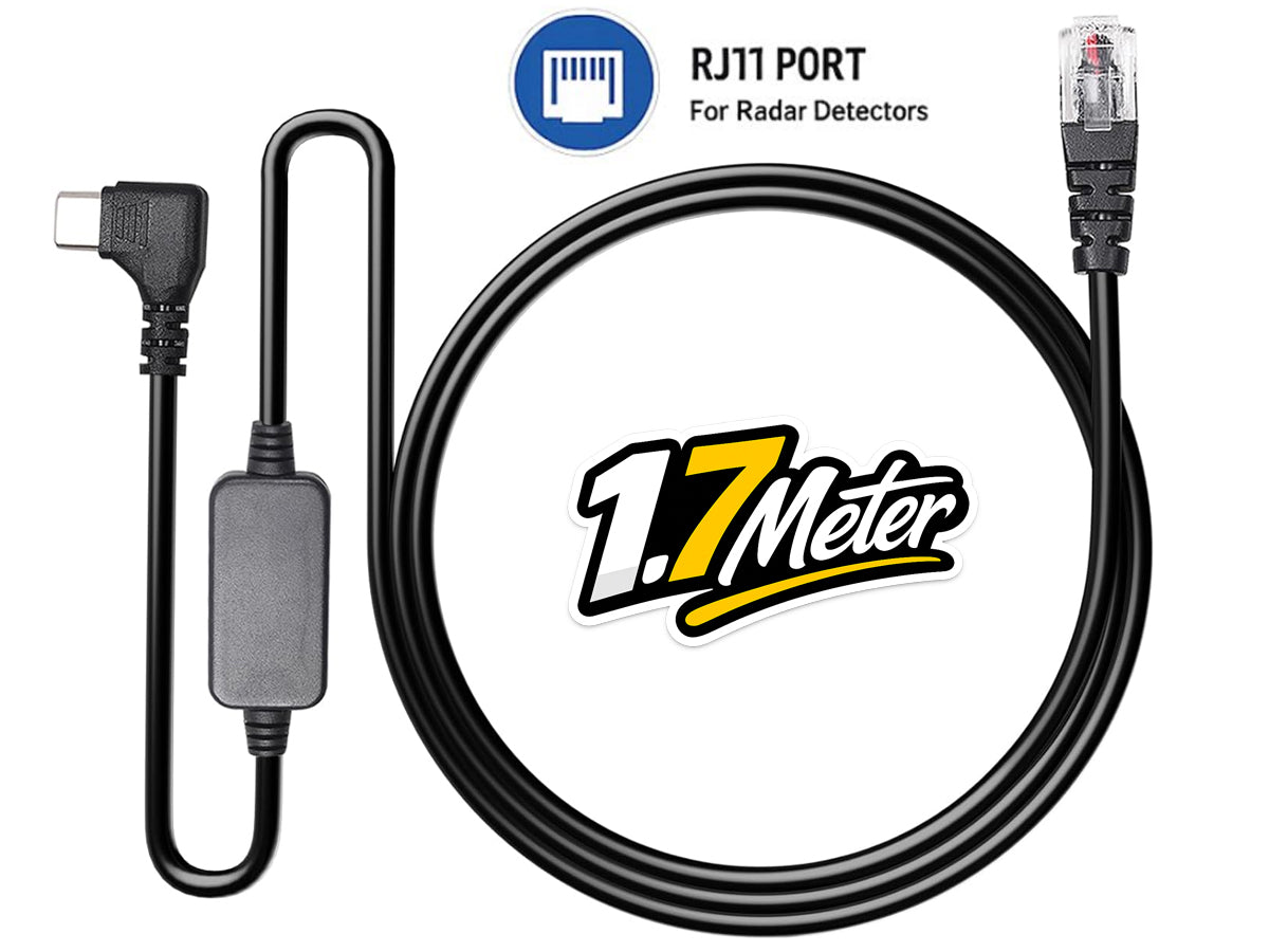 USB-C Radar Power Cable for Escort
