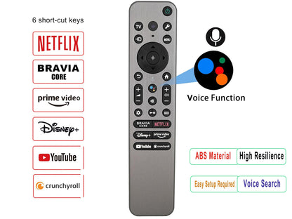 Replacement Sony TV Remote for Sony Bravia Smart TVs