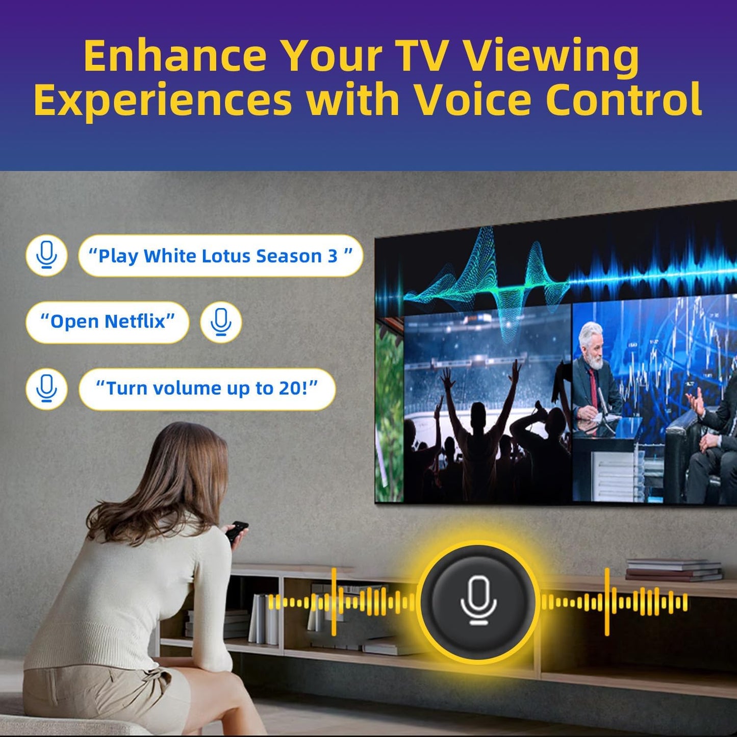 Samsung TV Remote Solar Smart TV Remote Repalcement