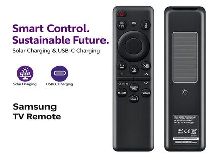 Samsung TV Remote Smart TV Remote Solar Powered Replacement