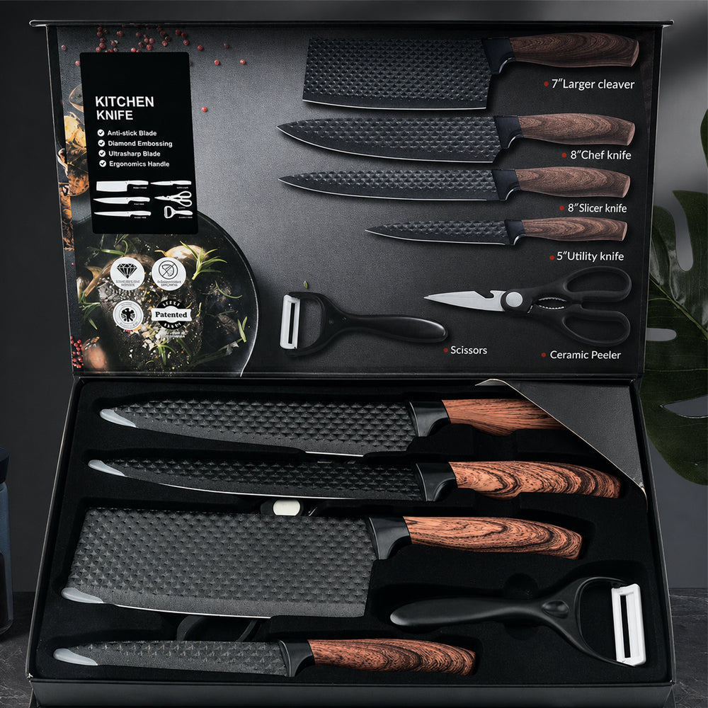 6pcs Professional Kitchen Knives Set Knife Set