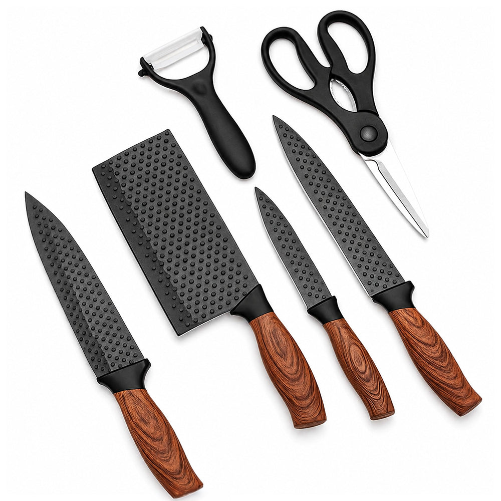 6pcs Professional Kitchen Knives Set Knife Set