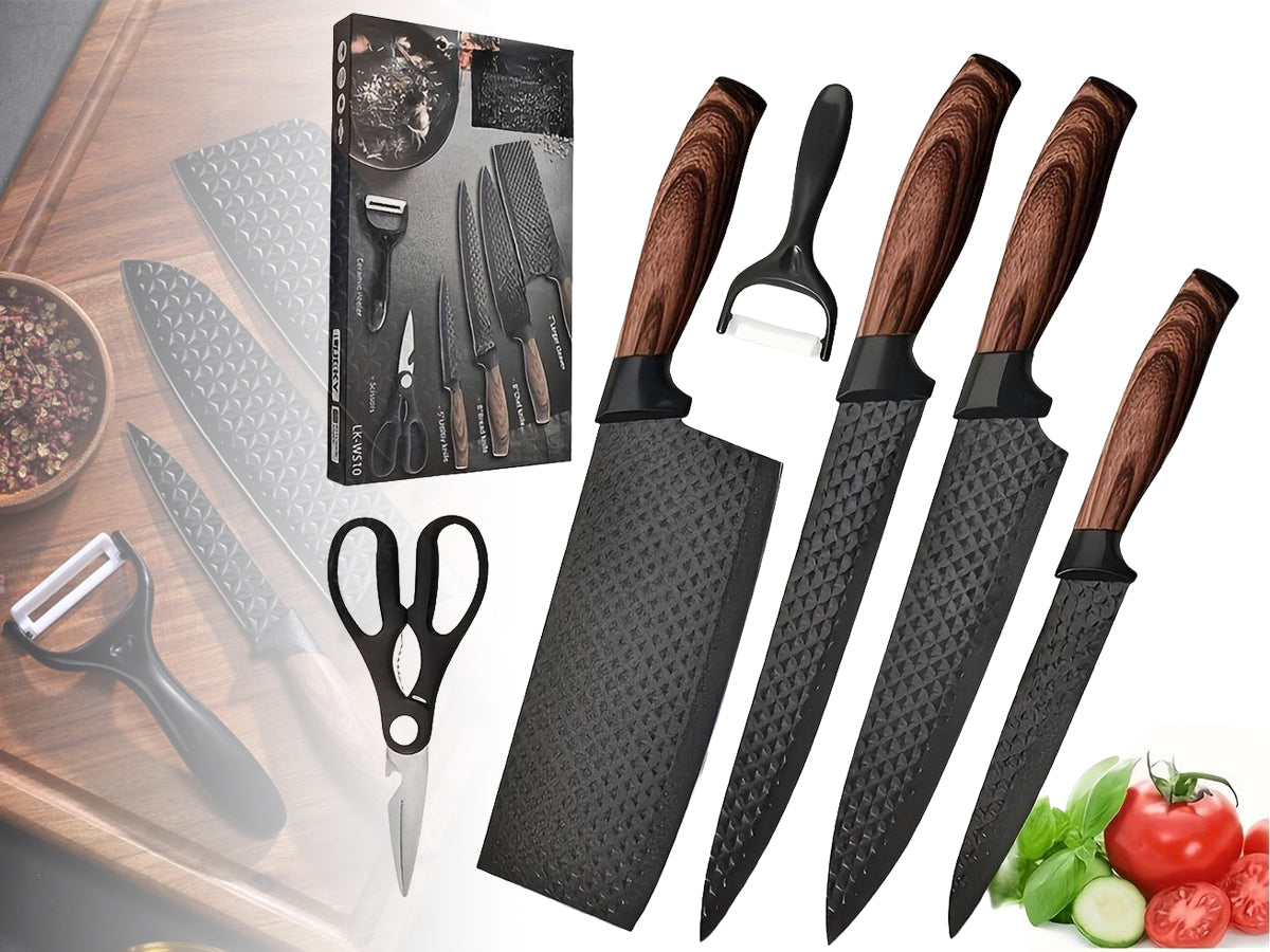 6pcs Professional Kitchen Knives Set Knife Set
