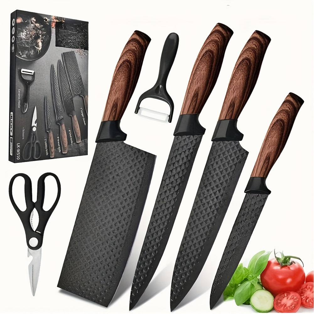 6pcs Professional Kitchen Knives Set Knife Set