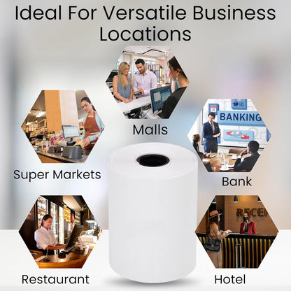 Eftpos Roll 57mm x 40mm Thermal 50 Pack White
