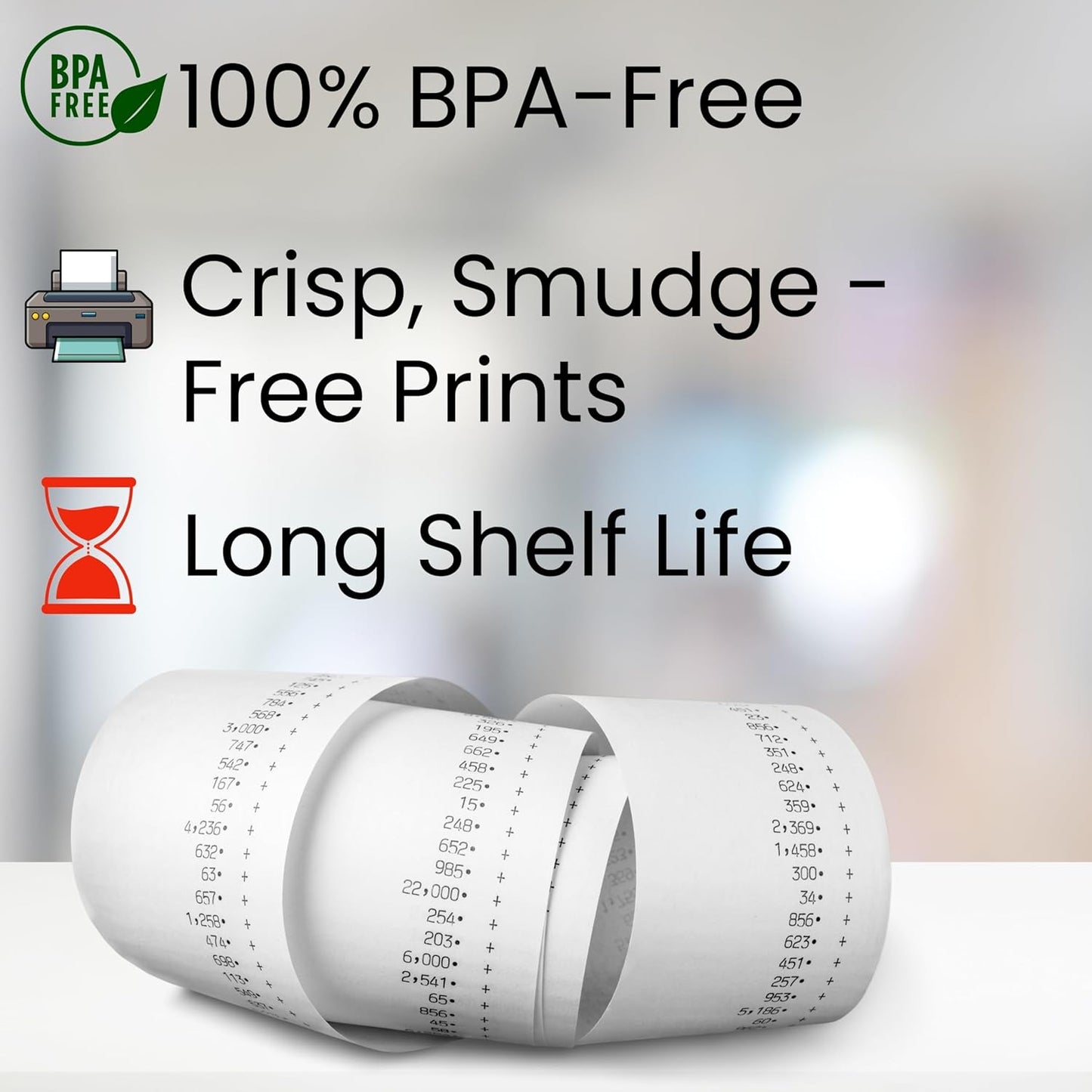 Eftpos Roll 57mm x 40mm Thermal 50 Pack White
