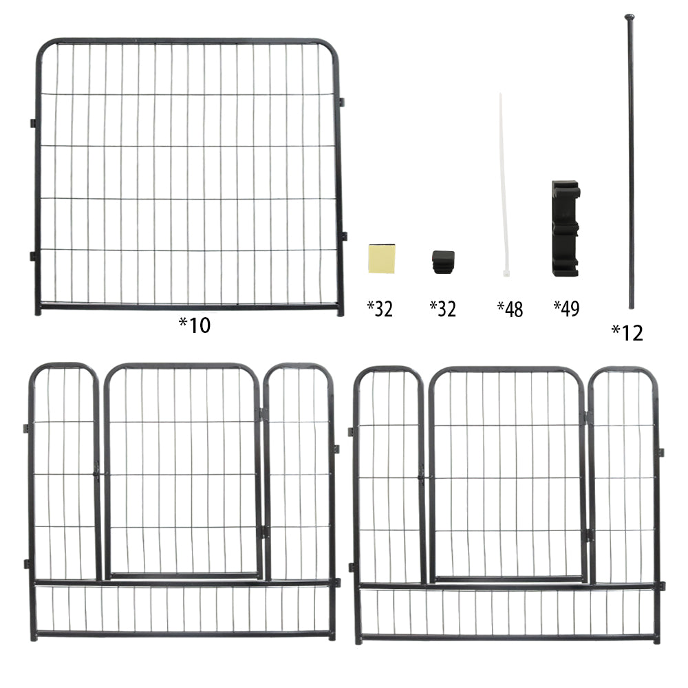 Dog Playpen Pet Playpen Fence 12 Panels
