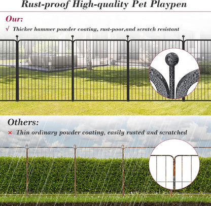 Dog Playpen Pet Playpen Fence 12 Panels