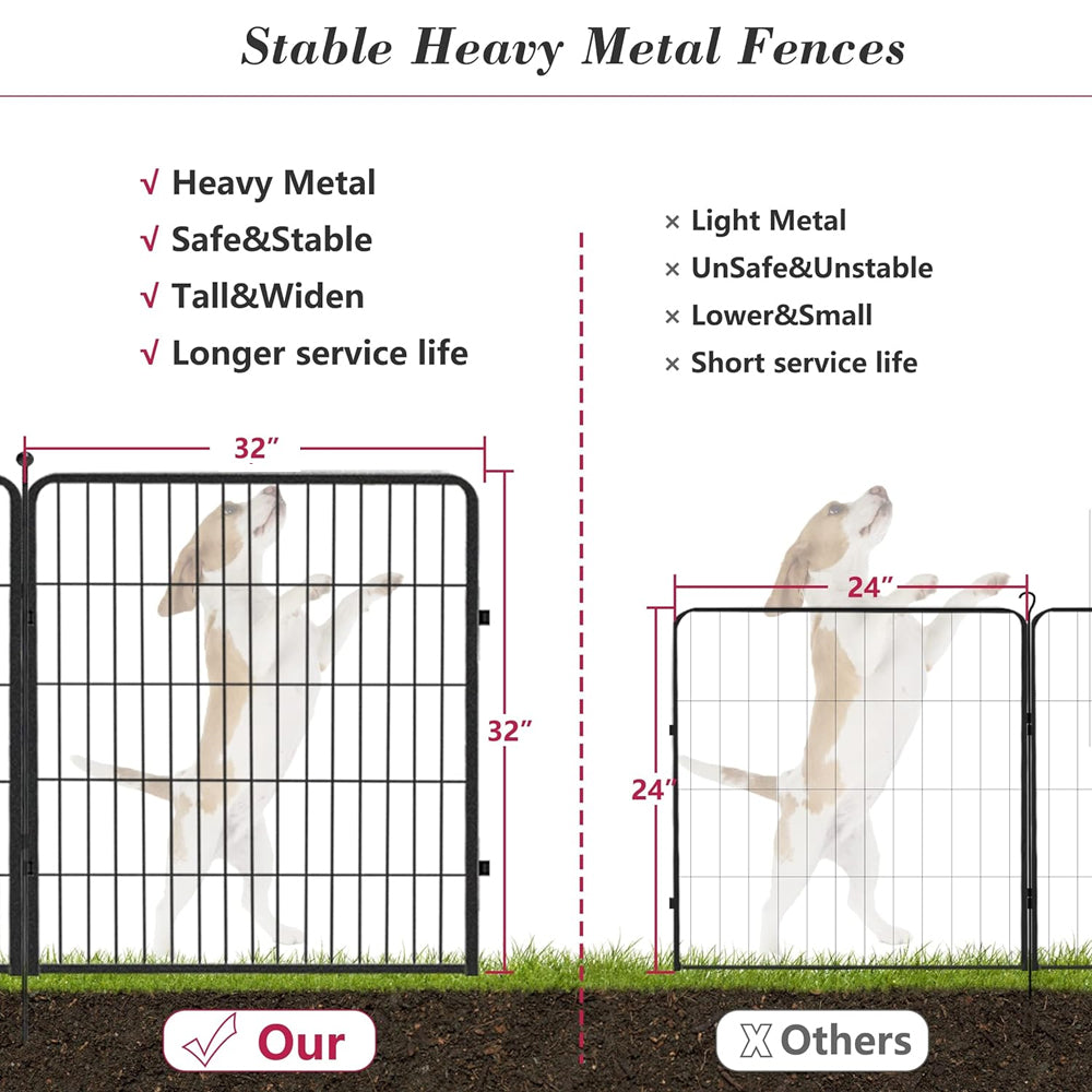 Dog Playpen Pet Playpen Fence 12 Panels