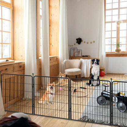 Dog Playpen Pet Playpen Fence 12 Panels