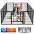 Dog Playpen Pet Playpen Fence 12 Panels