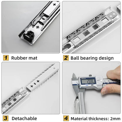 1300mm Drawer Slide Runners
