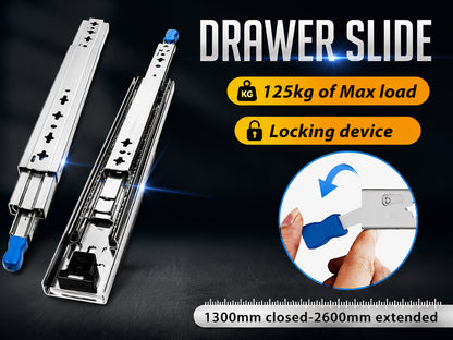 1300mm Drawer Slide Runners
