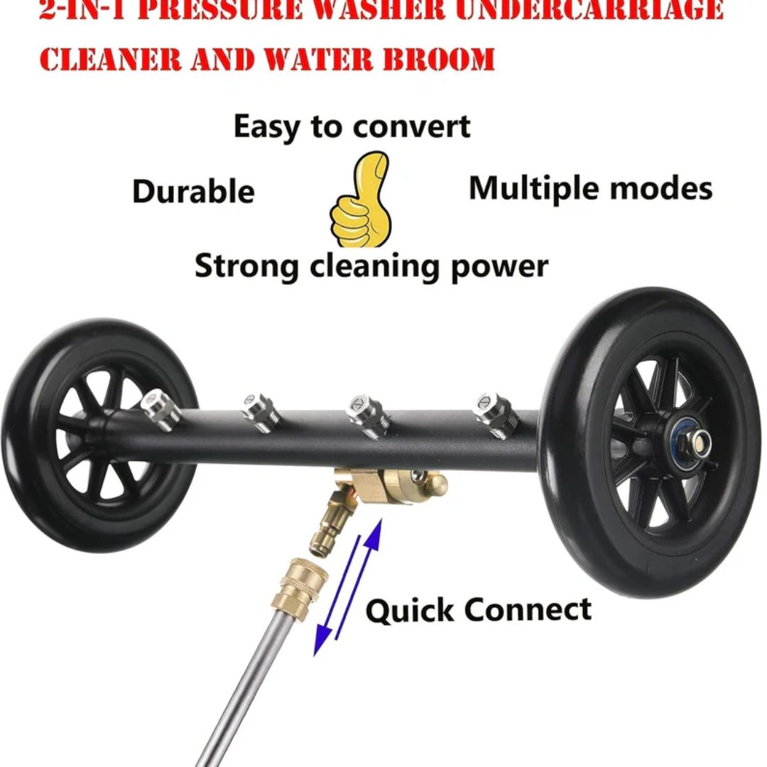 Power Washer Surface Cleaner 4 Nozzle 4000 PSI Undercarriage Tool