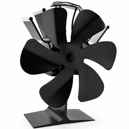 Heat Powered Stove Fireplace Fan