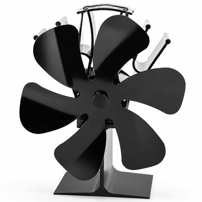 Heat Powered Stove Fireplace Fan