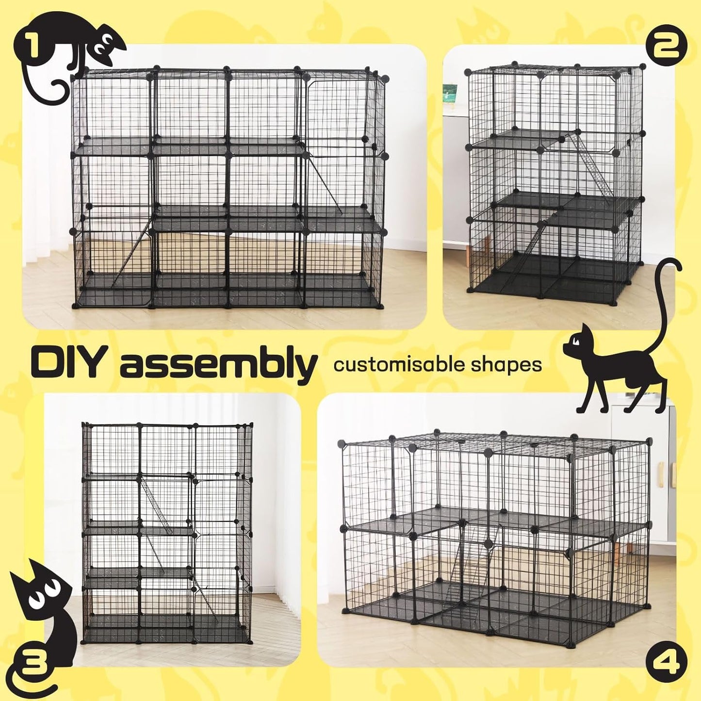 Cat Cage Enclosure Crate