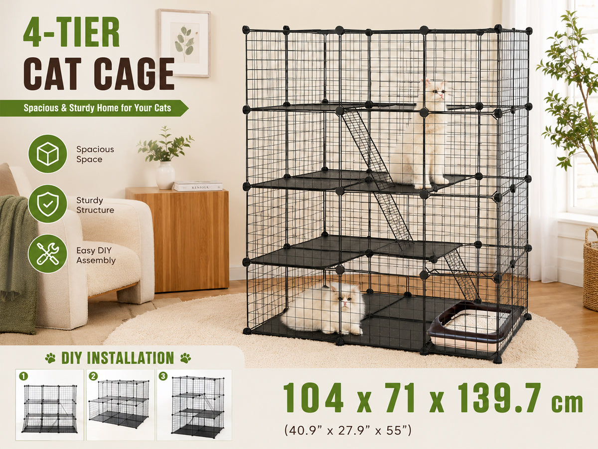 Cat Cage Enclosure Crate
