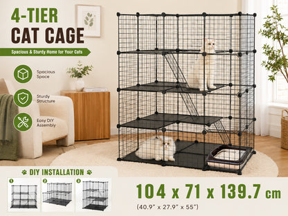 Cat Cage Enclosure Crate