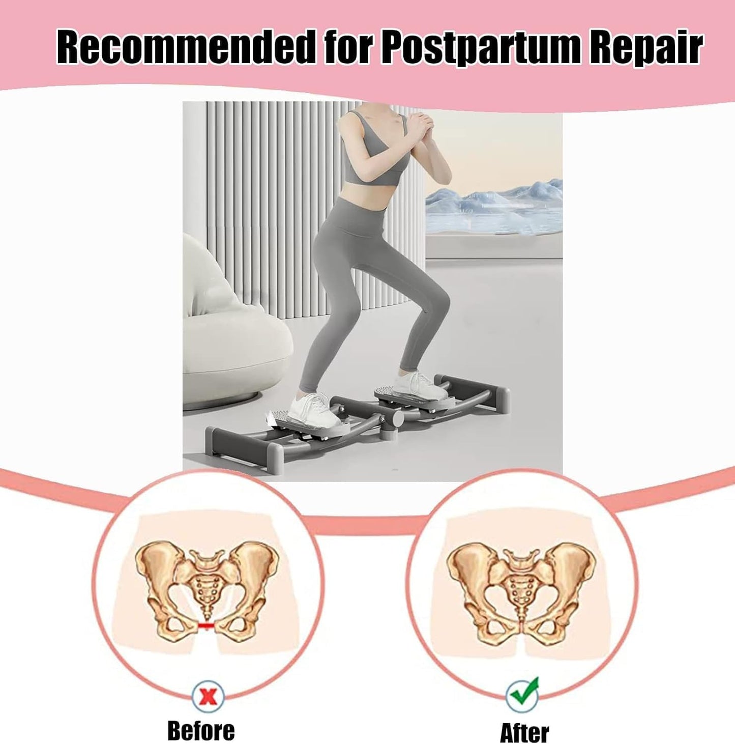 Total Body Exerciser Standing Pelvic Waist Leg Trainer Foldable