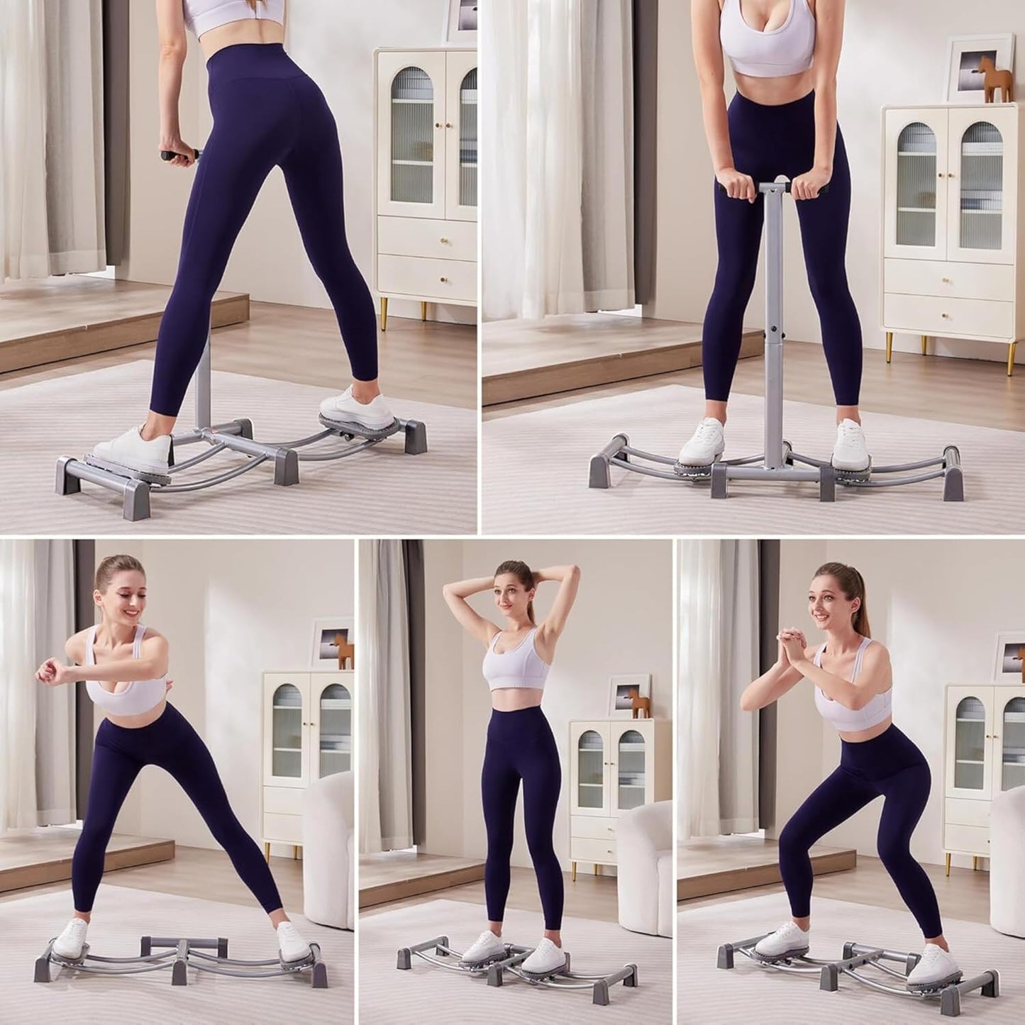 Total Body Exerciser Standing Pelvic Waist Leg Trainer Foldable