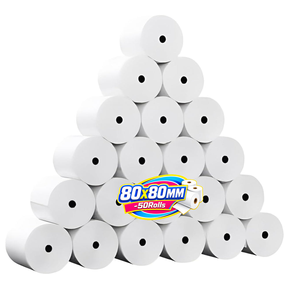 Eftpos Roll Thermal White 50PCS (80x80)