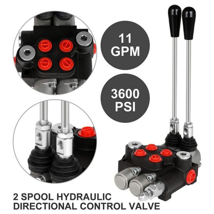 Hydraulic Directional Control Valve 11gpm Adjustable Tractors loaders