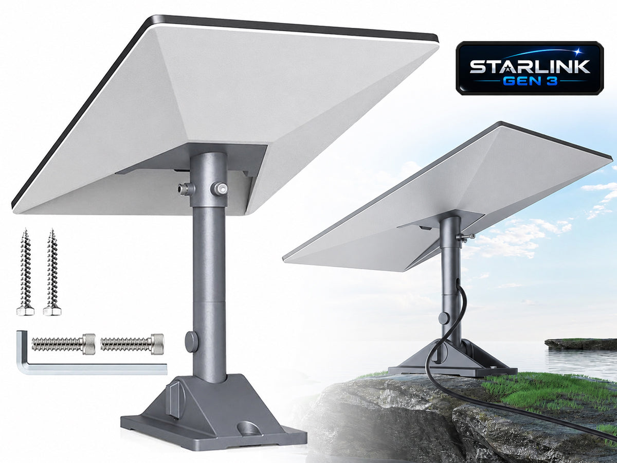 Gen 3 Mount for Starlink, Adjustable Wall Roof starlink mounting kit Compatible