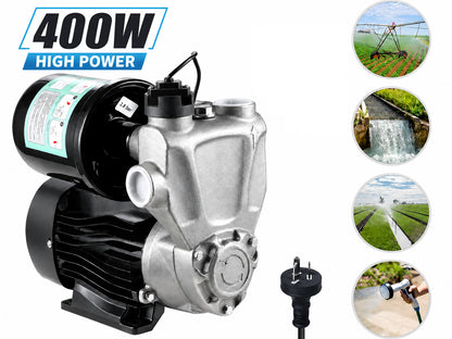 Self Priming Automatic Water Pressure Control Booster Pump 400W