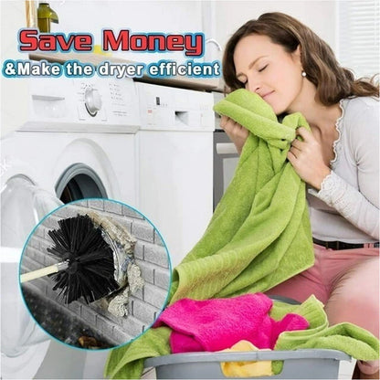 Chimney Cleaning Brush Kit for Fireplace & Flue with Extendable Rods