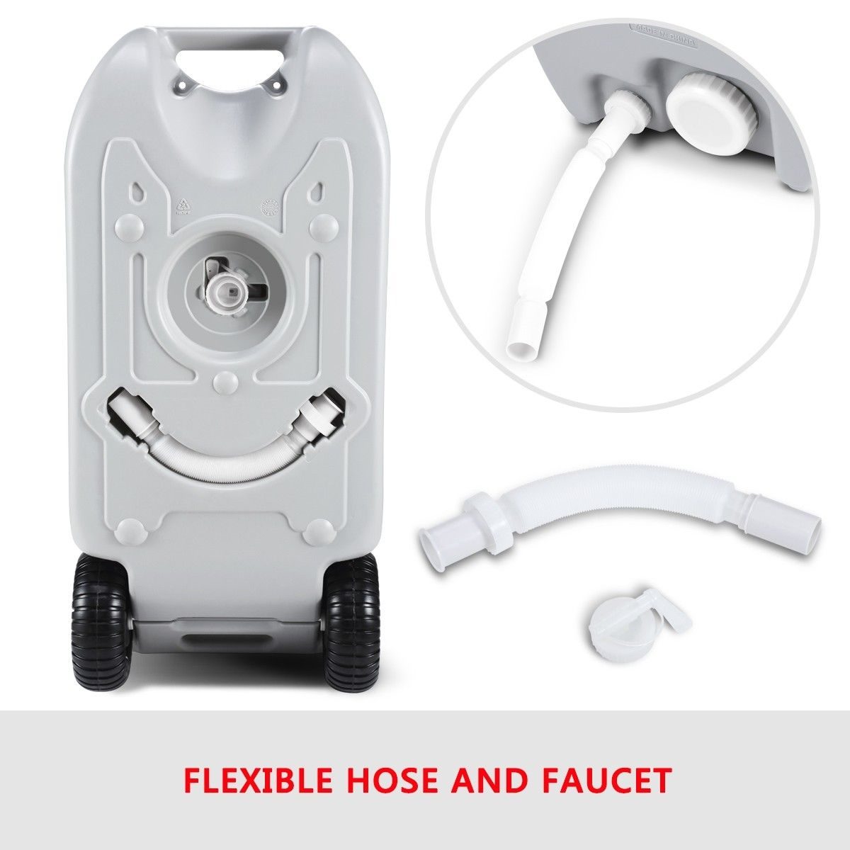 40L Portable Wheel Water Tank