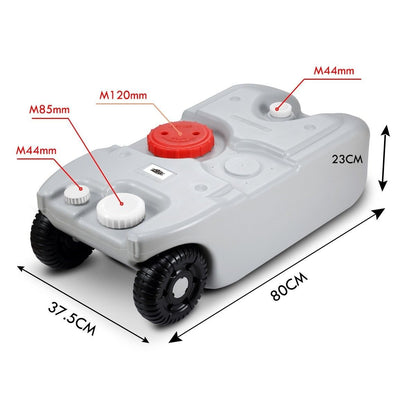 40L Portable Wheel Water Tank