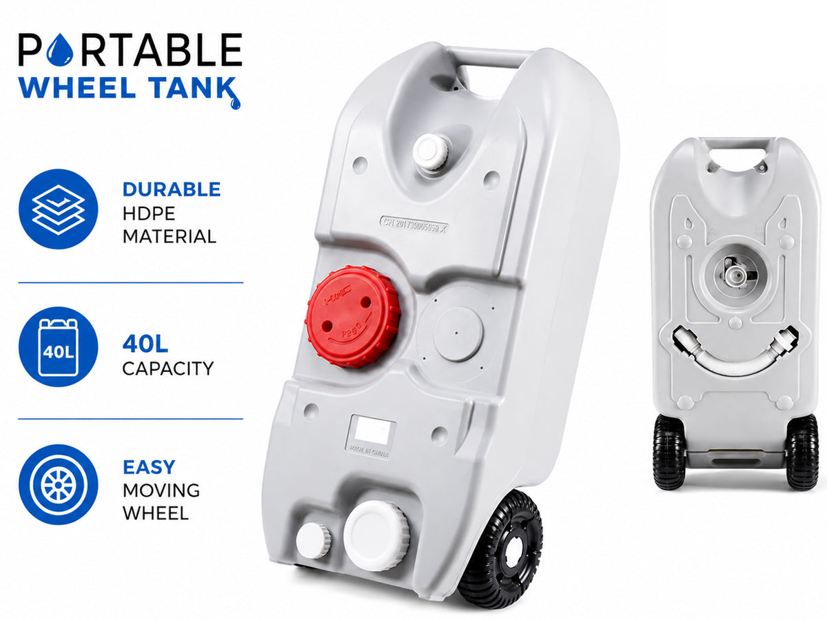 40L Portable Wheel Water Tank