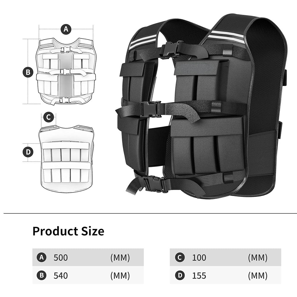 Sport Weighted Vest Workout Equipment 10kg