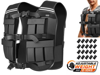 Sport Weighted Vest Workout Equipment 10kg